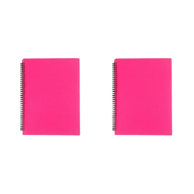 Decodeary A4 Solution de Dossier de Musique pour l'Organisation de la Musique Léger et Portable Rose Foncé 2Set