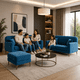 thumbnail image 3 of Salas 3-2-T Sofá Love seat Taburete Moderna Galia Muebles R21, 3 of 6