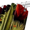 thumbnail image 5 of Cactus Waterproof Shower Curtain Set with Hook, Printed Bathroom Decoration - 3 Piece Curtain Set, 5 of 5