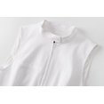 thumbnail image 4 of HH TRAF Mujer Chic Vintage Sólido Casual Top Corto 2024 Elegante Mujer Cremallera Falso Bolsillo Cinturón Diseño Chaleco Sin Mangas Top Mujer, 4 of 4