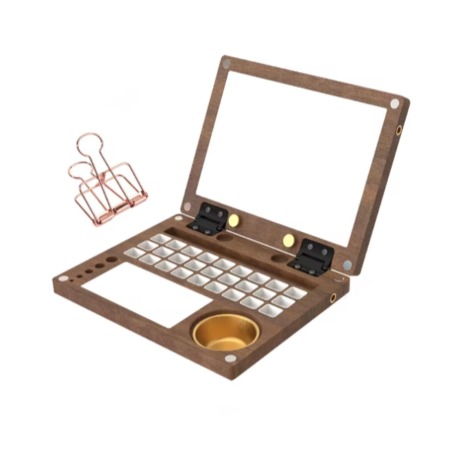 Abbraccia Watercolor Palette Paint Box Wooden Watercolor Paint Storage Box for Oil Paint Pigments Portable Travel Paint Case Paint Tray