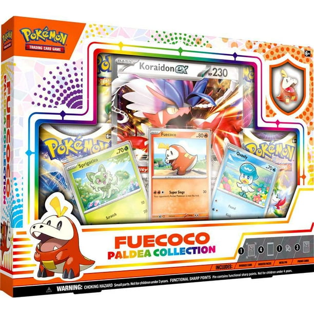 Pokemon Sword & Shield Paldea Collection Fuecoco Box (4 Booster