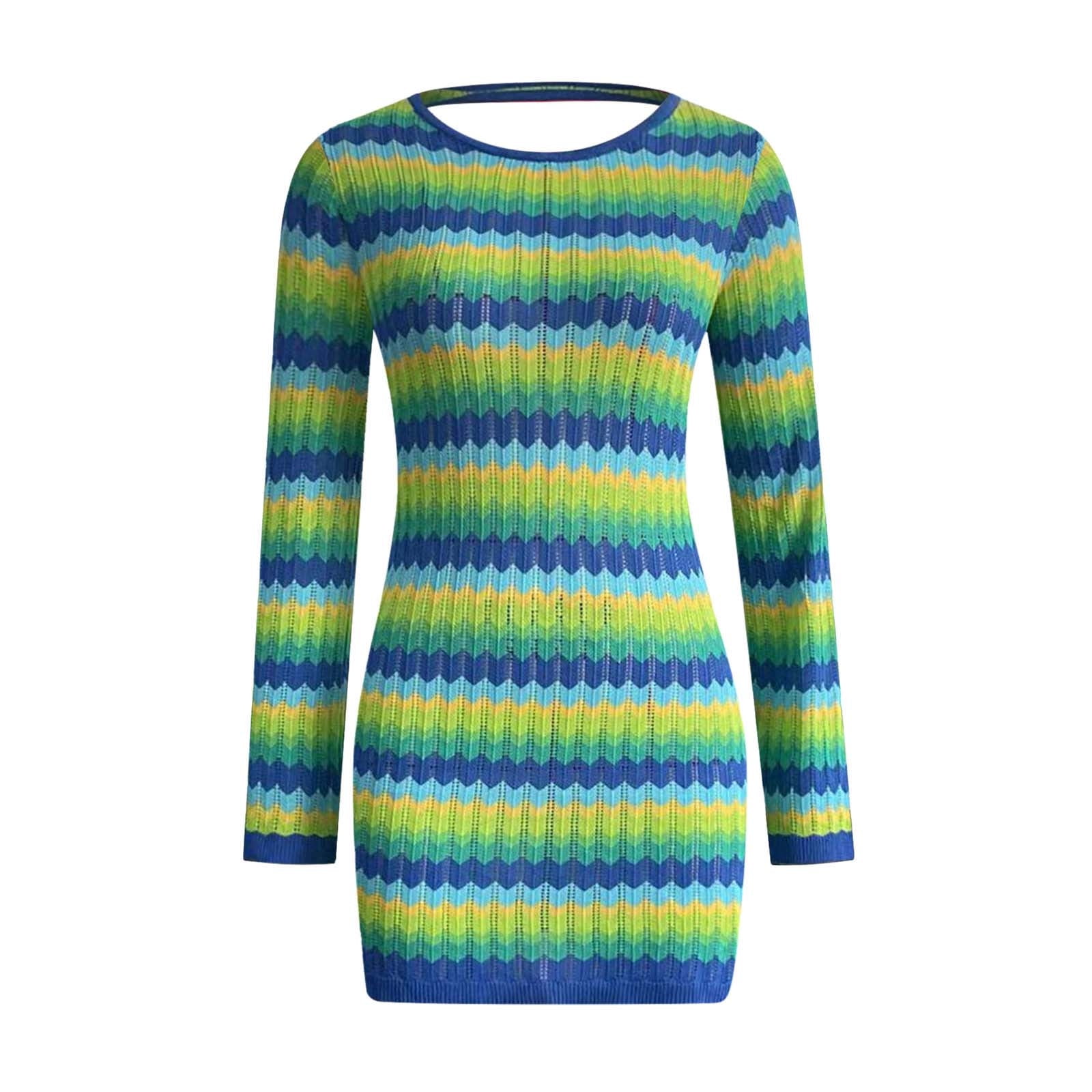 ワンピース Eaphi STRIPE CABLE KNIT ONE PIECE Eaphi STRIPE CABLE KNIT ONE PIECE