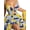 Yellow, variant on Women's Halter Neck Cutout Cami Dress with Ruffled Tiered Fit in 100% Polyester for Plus Size Versatile Easy Care