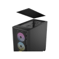 thumbnail image 5 of Corsair 3000D RGB AIRFLOW Mid-Tower PC Case - Black - Mid-tower - Black - Tempered Glass, Steel - ATX Motherboard Supported - 8 x Fan(s) Supported - 2 x Internal 3.5" Bay - 2 x Internal 2.5" Bay - ..., 5 of 7