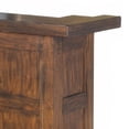 thumbnail image 3 of Reggie Freestanding Home Bar Counter, 78 Inch Cherry Brown Wood, 3 of 5