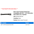 thumbnail image 2 of Rear Lower Forward Control Arm - Compatible with 2017 - 2019 Mercedes-Benz E300 2.0L 4-Cylinder 2018, 2 of 2