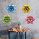 thumbnail image 1 of Decoraciones colgantes de pared de hierro forjado para interiores (verde, rojo, azul, amarillo) 4 piezas (yu-1) XianweiShao 8390613956095, 1 of 1