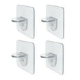 thumbnail image 1 of Matsuzay Gancho autoadhesivo de 4 Uds., accesorio de almacenamiento interior para cocina y hogar, colgador de pared resistente, fijador de Almacenamiento y organización del hogar Actualizado/6*6cm, 1 of 6