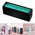 thumbnail image 2 of Soporte de Pinceles de Maquillaje Flexible shamjiam de Silicona Azul Negro, 2 of 9
