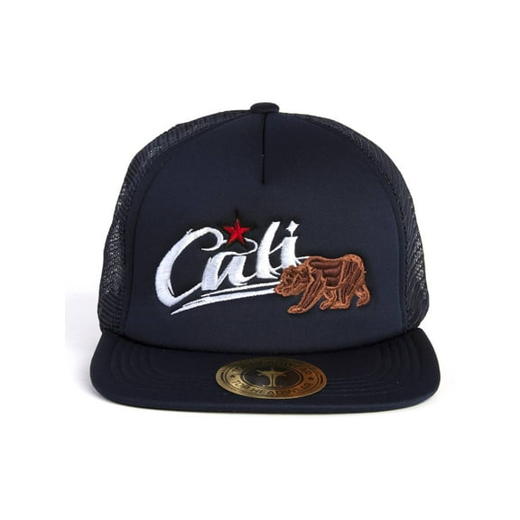 Top Headwear Cali Bear Trucker Hat - Navy