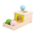 thumbnail image 1 of Caja Montessori Object Permanence Adena con bandeja y 3 bolas, 1 of 9