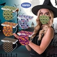 thumbnail image 2 of Masque d'Halloween pour Adultes 50 Pcs Masque Jetable de Haute Qualité Motif Dessin Animé Mixte, 2 of 9