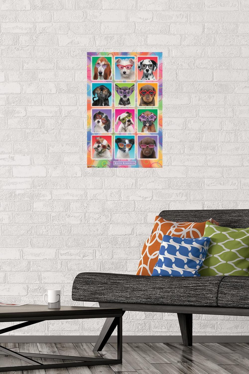 Keith Kimberlin - Puppies - Sunglasses Wall Poster