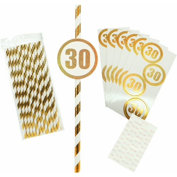 30 - 24 Pack Party Straws