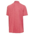 thumbnail image 3 of Men's Antigua Heather Red Houston Texans Par 3 Polo, 3 of 3