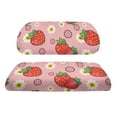 thumbnail image 2 of Pzuqiu Golf Cart Seat Covers and Backrest Cover Breathable, for Outdoor, Golf Cart Seat Cushion, Compatible with Club Car Ezgo, Strawberry and Daisy, 2 of 10