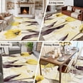 thumbnail image 6 of Yellow Flower Area Rug 5x7 Washable Rug Non Slip Farmhosue Country Vintage Butterfly Floral Large Area Rug Soft Stainresistant Indoor Floor Carpet for Living Room Bedroom Home Office Dining Room, 6 of 7
