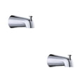 thumbnail image 2 of Cateissary Distribuidor de agua resistente y duradero para grifo de bañera de grifo oculto con chorro de agua color cromo 2Conjunto, 2 of 6
