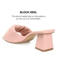 thumbnail image 4 of Journee Collection Womens Briarr Open Square Toe Block Heel Sandals, 4 of 7