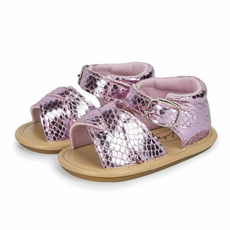 

Infant Baby Girl Boy Casual Sandals Flats Summer Outdoor Beach Athletic Shoes Breathable Soft Anti Slip Rubber Sole Newborn Toddler Prewalker First Walking Shoes