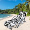 thumbnail image 4 of Beach Chair Cover Pool Lounge Chair Towel Sun Cover with Pockets, 4 of 7