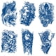 thumbnail image 1 of Tatuaje Temporal Pegatinas de tatuajes de esqueleto animal, manga de brazo duradera, tatuaje a la moda para mujer y hombre Ehuebsd  Libre de BPA, 1 of 4