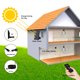 thumbnail image 3 of Yumamei Luces Solares Colgantes Con Energía Solar Para Cobertizo Con Cable De Tracción Y Control Remoto Para Exteriores, Interiores, Luces Solares Para Cenador Con Panel Solar Ajustable Para Patio, Ba, 3 of 5