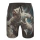 thumbnail image 3 of Fotbe Astronaut Polar Bear Roar Trajes de Baño Estampados para Hombre, Shorts de Verano de Secado Rápido, Ropa de Playa, Bañadores-Medium, 3 of 6
