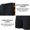 thumbnail image 3 of Bañador de pierna cuadrada para hombre, traje de baño estampado, traje de baño atlético, traje de baño, bañador, pantalones de playa, 3 of 6