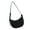 Black, variant on Hobos Bags for Women Crescents Shoulder Purse Soft Crossbody Handbags Faux Suedes Underarm Bags with Adjustable Strap