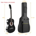 thumbnail image 3 of 41” 0.5mm Thick Padded Protective Water-resistant Guitar Backpack  Adjustable Shoulder Strap Guitar Back Bag, 3 of 7