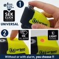 thumbnail image 3 of Candado de disco con alarma Urban UR6 120 dB, impermeable, batería reemplazable, 3 of 8
