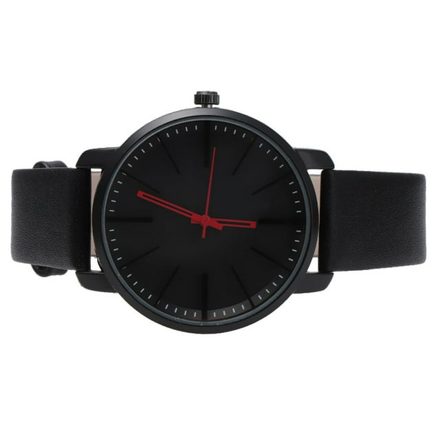 Reloj de de cuero de analógico de banda de cuero reloj de negro Sunnimix Relojes de pulsera de cuarzo