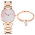 thumbnail image 2 of Montre Femme Mode Horloge Acier Inoxydable Décontractée Robe Poignet Cristal, 2 of 9