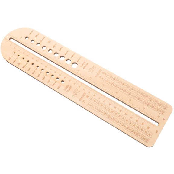WHAMVOX Wood Knitting Stocking Knitting Molds Hand Knit Sock Knitting Tool For Spinners Yarn Measuring Tools Crochet Accessories