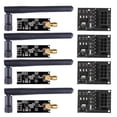 thumbnail image 1 of 4Pcs NRF24L01+PA+LNA Wireless Module with Antenna 1100 Meters Long Distance with NRF24L01 Wireless M, 1 of 5
