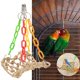 thumbnail image 5 of Jaula de Juguete para Masticar, Jaula Colgante, Hamaca de Juguete para Periquitos, Pájaros Pequeños, Conures, s, Suministros para Mascotas Yinane Percha columpio para loro, 5 of 8