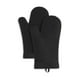 thumbnail image 1 of Juego de guantes de cocina KitchenAid de silicona suave acanalada, ónix, negro, 1 of 3