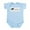 Sky Blue, variant on CafePress - Pit Bull Gifts Infant Bodysuit - Baby Light Bodysuit, Size Newborn - 24 Months