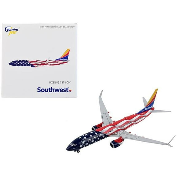 1-400 Scale Freedom One Registration No.N500WR Southwest 737-800 Model Aircraft Toy