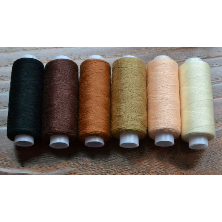 Sewing Threads 250 Yard per Spools Polyester Sewing Supplies Kits for Hand Machine Sewing (60 Spools 30 Colors)