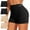 Black2-Nude2-M, variant on Women's Multicolor 4-Pack Cotton Boy Short Briefs
