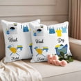 thumbnail image 2 of Cartoon Laundry Room Outdoor Waterproof Pillow Covers, Modern Minimalist Decorative Square Throw Pillowcase Sofa Cushion Sham for Patio/Couch/Chair, 16"x16" 2 Pack, 2 of 8