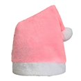 thumbnail image 2 of sunsanly Santa Hat with White Plush Ball Christmas Holiday Hat Costume Soft Velvet Xmas Hat for Christmas Parties Family Gatherings, 2 of 8