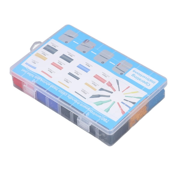 Tubo termorretráctil, 780 piezas/juegos Tubo termorretráctil aislado Tubo termorretráctil impermeable Tubo termorretráctil diseñado a medida