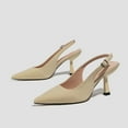 thumbnail image 3 of Women's Slingback Kitten Heel Pointed Toe Dress  Shoes, 3 of 5
