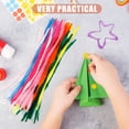 thumbnail image 3 of WHAMVOX 100Pcs DIY Twisted Rod Chenille Stems Assorted Colors Flexible for Craft Making, 3 of 4