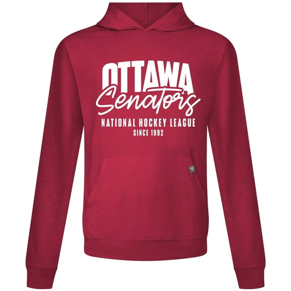 Men's Levelwear  Red Ottawa Senators Relay Response Pullover Hoodie