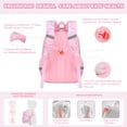 thumbnail image 6 of Soda Candy Kids Backpack Kawaii Printed School Girls Backpacks, Lightweight Water Resistant Boys Bookbag for Primary Kindergarten Elementary Preschool Middle School, Pink Dinosaur, 6 of 9